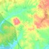 Mappa topografica São Martinho, altitudine, rilievo