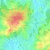 Mappa topografica Nienborstel, altitudine, rilievo