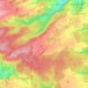 Mappa topografica Annarode, altitudine, rilievo