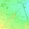 Mappa topografica Sant'Agata Bolognese, altitudine, rilievo