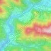 Mappa topografica Sedrina, altitudine, rilievo