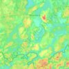 Mappa topografica Wesenberg, altitudine, rilievo