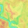 Mappa topografica Остров, altitudine, rilievo