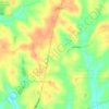 Mappa topografica Union Grove, altitudine, rilievo