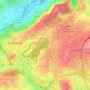 Mappa topografica Carnide, altitudine, rilievo