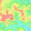 Mappa topografica Água Fresca, altitudine, rilievo