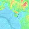 Mappa topografica Kreis Steinburg, altitudine, rilievo