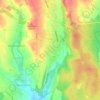 Mappa topografica Thailen, altitudine, rilievo