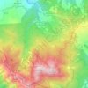 Mappa topografica Succiso, altitudine, rilievo
