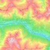 Mappa topografica Flirsch, altitudine, rilievo