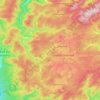 Mappa topografica 38678, altitudine, rilievo