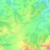 Mappa topografica Cretas / Queretes, altitudine, rilievo