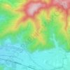Mappa topografica Ebnet, altitudine, rilievo