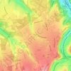 Mappa topografica Caterham-on-the-Hill, altitudine, rilievo