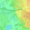 Mappa topografica Brück, altitudine, rilievo