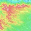 Mappa topografica Calce, altitudine, rilievo