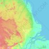 Mappa topografica Amapá, altitudine, rilievo