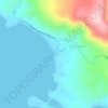 Mappa topografica Gumasa Beach, altitudine, rilievo