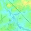 Mappa topografica Chambry, altitudine, rilievo