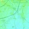 Mappa topografica Ponte San Nicolò, altitudine, rilievo