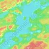Mappa topografica Wabagishik Lake, altitudine, rilievo