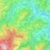 Mappa topografica Sestola, altitudine, rilievo