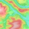 Mappa topografica Dreisbach, altitudine, rilievo