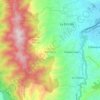 Mappa topografica La Estrella, Antioquia, altitudine, rilievo