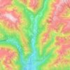 Mappa topografica Montecrestese, altitudine, rilievo