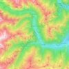 Mappa topografica Campertogno, altitudine, rilievo