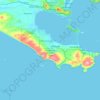Mappa topografica Torndirrup National Park, altitudine, rilievo