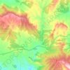 Mappa topografica Tolva / Tolba, altitudine, rilievo