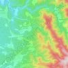 Mappa topografica Belazaima a Velha, altitudine, rilievo