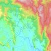Mappa topografica Bandon Grove, altitudine, rilievo