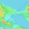 Mappa topografica Villa Campanario, altitudine, rilievo