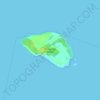 Mappa topografica Horsburgh Island, altitudine, rilievo