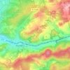 Mappa topografica Zeutern, altitudine, rilievo