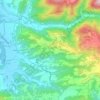 Mappa topografica Labro, altitudine, rilievo