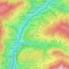 Mappa topografica Laion, altitudine, rilievo