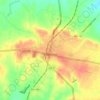 Mappa topografica Giddings, altitudine, rilievo