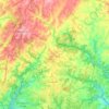 Mappa topografica Patuxent River State Park, altitudine, rilievo