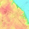Mappa topografica Dolgelin, altitudine, rilievo