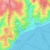 Mappa topografica Vişnezade Mahallesi, altitudine, rilievo