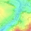 Mappa topografica Condécourt, altitudine, rilievo