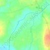 Mappa topografica Cloonbanaun, altitudine, rilievo