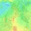 Mappa topografica Duras, altitudine, rilievo