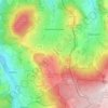 Mappa topografica Simmershausen, altitudine, rilievo