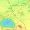 Mappa topografica Beuna (Geiseltal), altitudine, rilievo