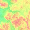 Mappa topografica сельское поселение Югыдъяг, altitudine, rilievo