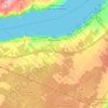 Mappa topografica Beaumont, altitudine, rilievo